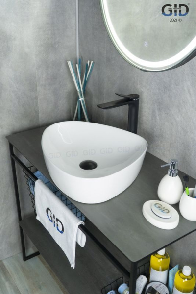 Раковина накладная (50х40) Gid N9386