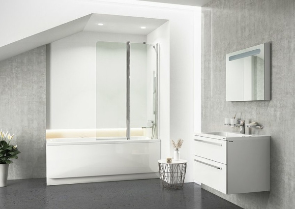 Шторка для ванны (100х150) R Ravak CVS2-100 Transparent 7QRA0C00Z1