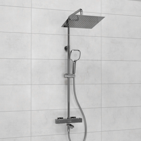 Душевая система WasserKRAFT A199.118.065.087.CH Thermo