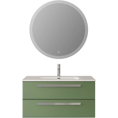 Тумба под раковину Cezares ECO-CER-N-1000-2C-SO-PS-P Фисташковый Софт без ручек
