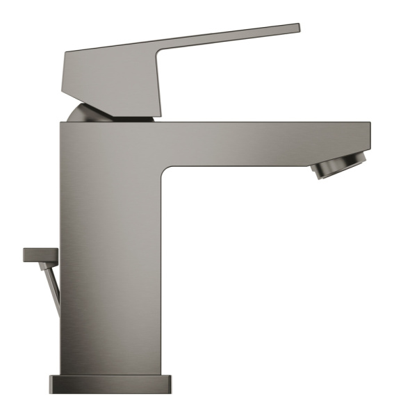Смеситель для раковины однорычажный Grohe Eurocube 23127 AL0 (23127AL0) темный графит матовый
