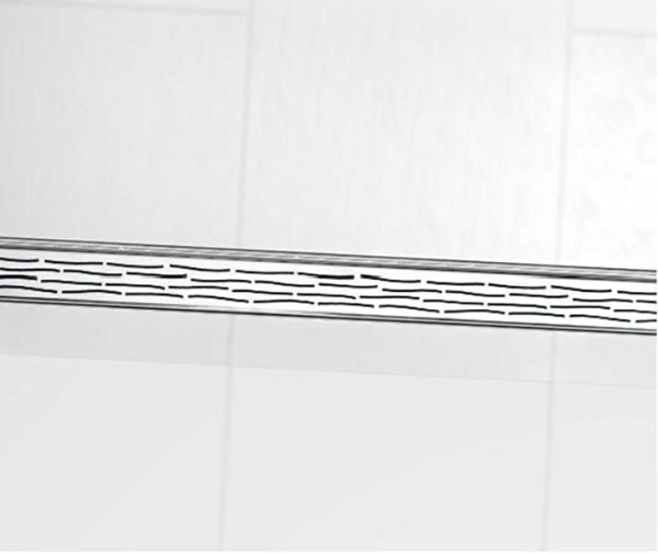 Накладная панель 120 см Tece ТЕСЕdrainline organic 601261 хром матовый