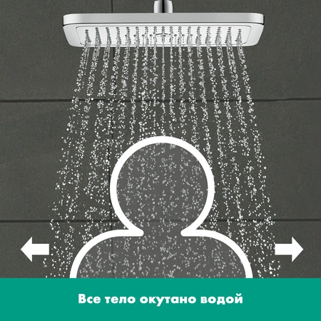 Верхний душ Hansgrohe Croma E 280 1jet 26257000 хром