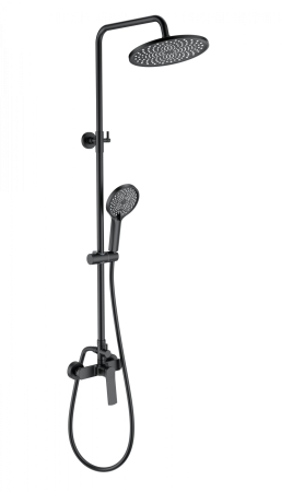 Душевая система WONZON & WOGHAND, черный матовый WW-B3200-MB