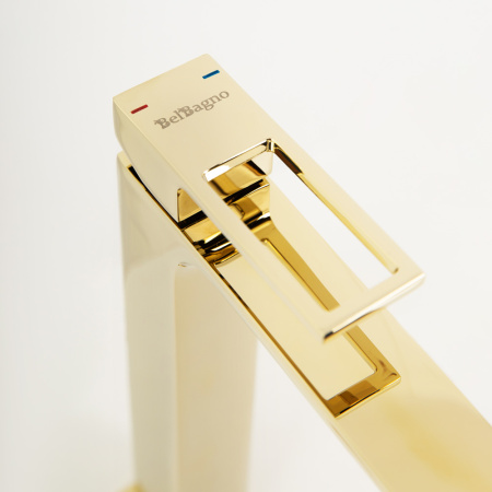 Смеситель для раковины BelBagno LUCE LUC-LMC-ORO-W0