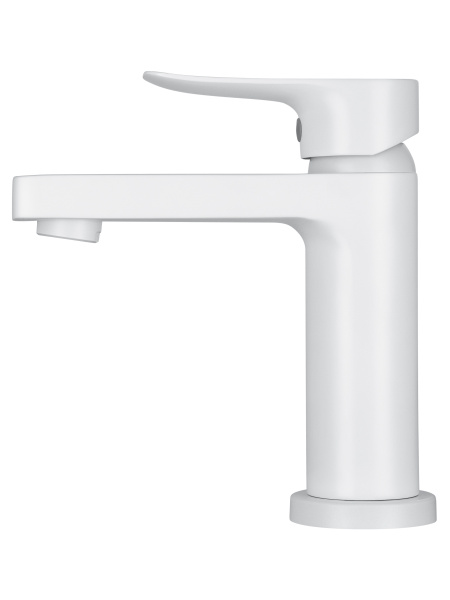 Смеситель для раковины WONZON & WOGHAND Blend, белый матовый WW-A40222-MW