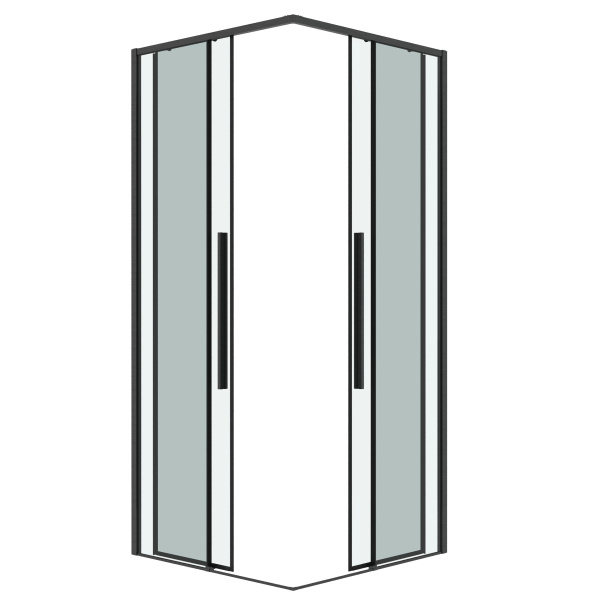 Душевая дверь (120х195) Grossman Galaxy 1/2.K33.01.12.42.00, раздвижная