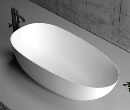 Акриловая ванна (170х80) ABBER AB9211 без гидромассажа, белый