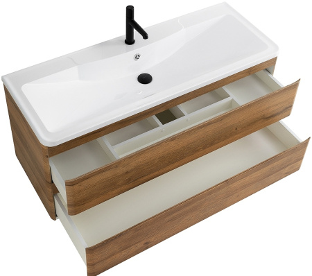 База под раковину BelBagno Albano ALBANO-1200-2C-SO-RR подвесная Bianco Lucido
