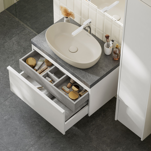 Раковина накладная (60х38) Kerama Marazzi Plaza PLR.wb.60\SAN