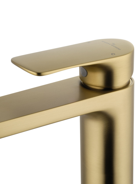 Смеситель для раковины WONZON & WOGHAND Line, брашированное золото WW-A40732-BG Смеситель для раковины WONZON & WOGHAND Line, брашированное золото WW-A40732-BG