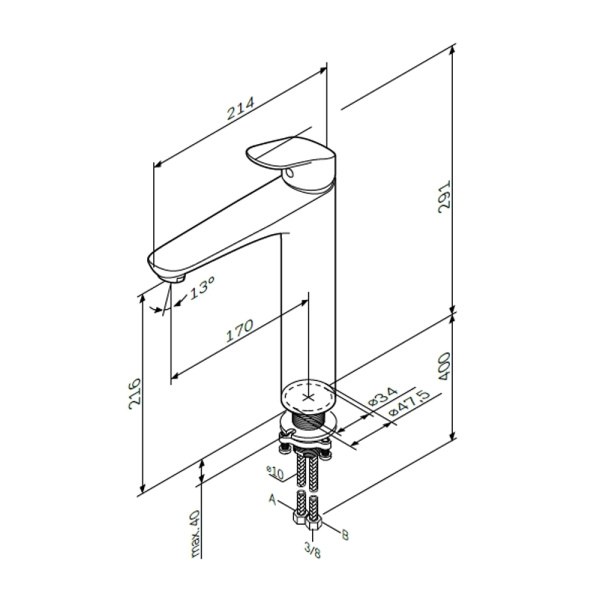 Смеситель для раковины Am.Pm Like F8092000