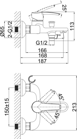 Комплект смесителей D&K DA1360001SET