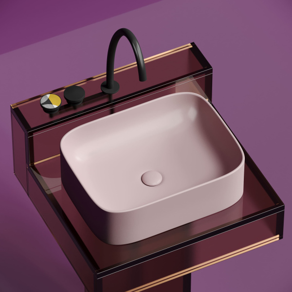 Раковина накладная (50,5х38) Ceramica Nova ELEMENT CN6052MP