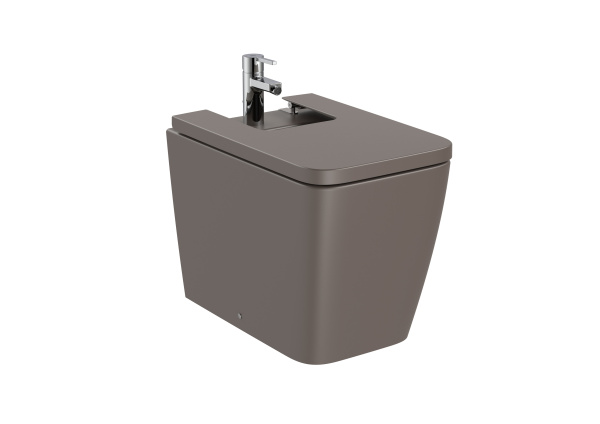 Биде напольное Roca Inspira square BTW, 357537660 кофейный