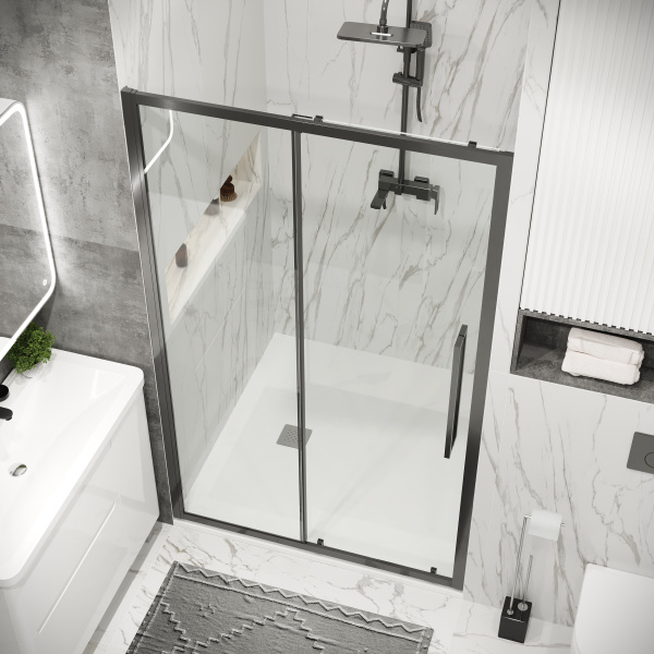 Душевая дверь (110х195) Grossman Cosmo 100.K33.02.110.42.00, раздвижная