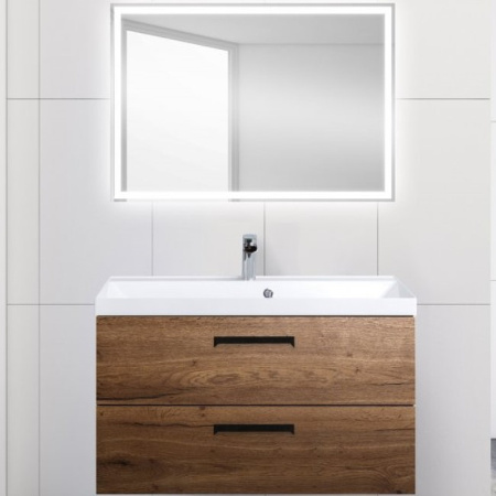 База под раковину подвесная BelBagno AURORA-900-2C-SO-RT Rovere Tabacco