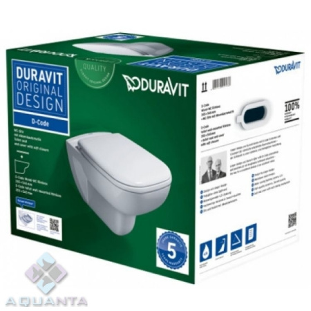 Унитаз подвесной Duravit D-code 45700900A1