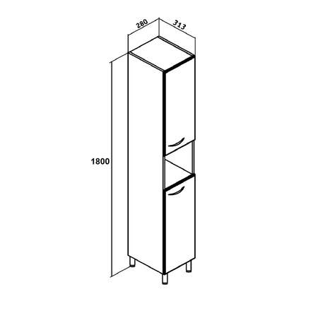 Пенал Runo универсальный  28 (00000000618)