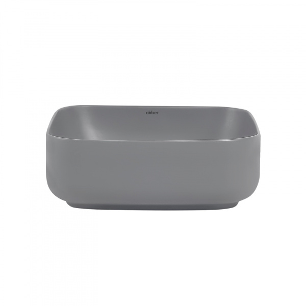 Раковина накладная ABBER Rechteck AC2211MG серая матовая