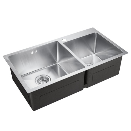 Кухонная мойка (78х43) EMAR EMB-210 PVD Nano Satine