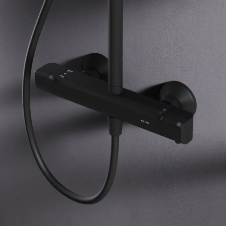 Душевая система AM.PM Func F078F422 черный матовый