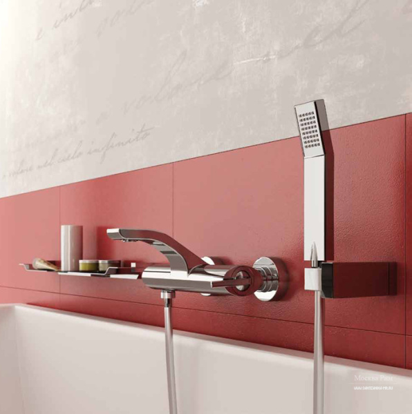 Смеситель для ванны с термостатом Webert Wolo WO980201015, хром