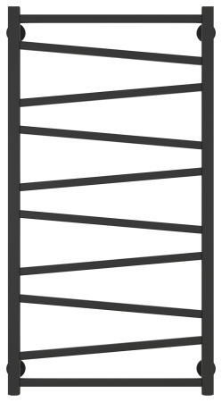 Полотенцесушитель Водяной Сунержа Сирокко (100х50) Темный Титан Муар 15-0253-1050