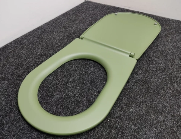 Крышка-сиденье для унитаза Kerasan Nolita 539111 Slim микролифт, зеленый матовый