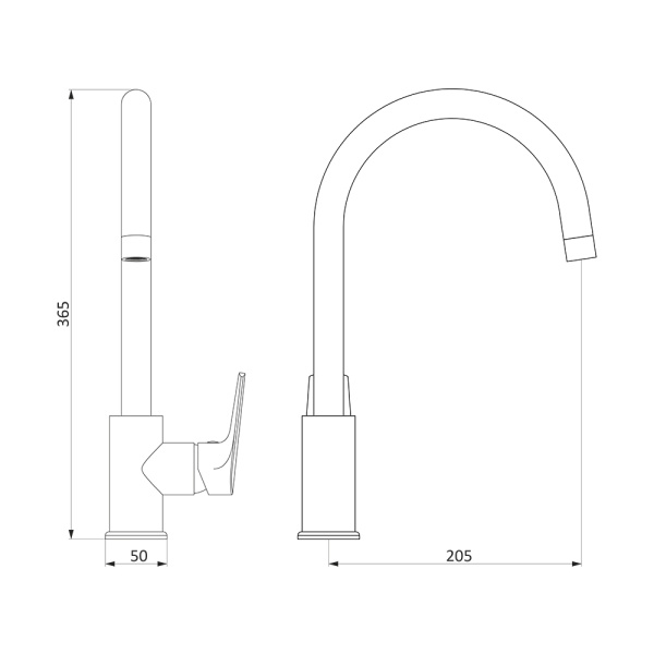 Смеситель для кухни Damixa Origin Balance 790730000