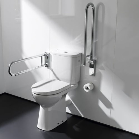 Поручень откидной стальной Roca Superinox Family 815853001