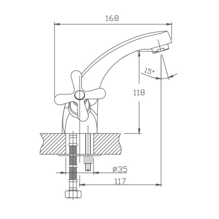 Смеситель для раковины Haiba HB1025