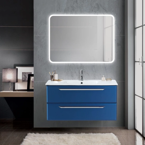 Тумба под раковину Cezares ECO-CER-1000-2C-SO-SPF-P Sapfiro без ручек