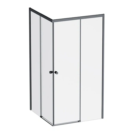 Душевой уголок (100х100) Am.Pm X-Joy W94G-403-100100-BT1K черный матовый