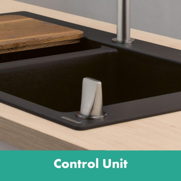 Смеситель для кухни Hansgrohe Metris Select M71 73819800 нержавеющая сталь