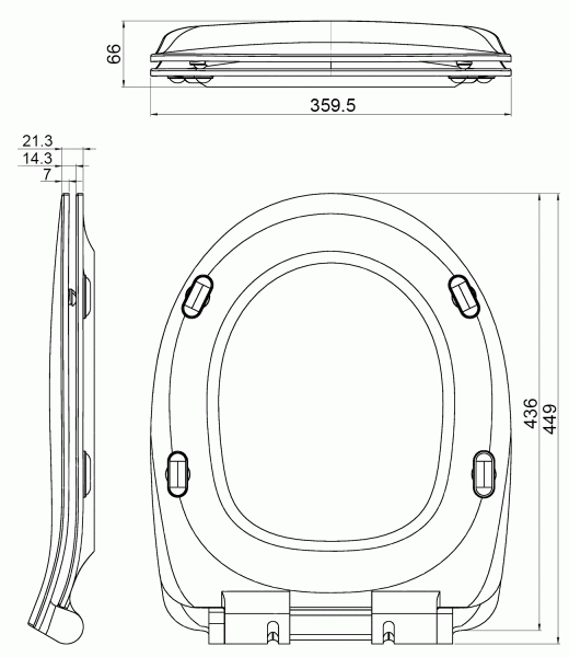 Сиденье для унитаза Cersanit DELFI DPL EO slim S-DS-DELFI-S-DL-t Сиденье для унитаза Cersanit DELFI DPL EO slim S-DS-DELFI-S-DL-t