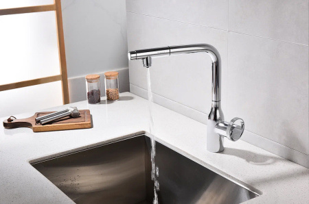 Смеситель для кухни с подключением к фильтру  Paulmark Urban Ur213104-CR