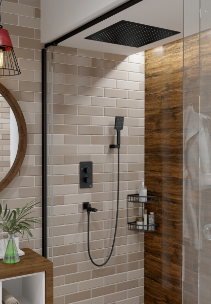 Душевая система встроенная с термостатом Timo Petruma SX-5019/03SM черный Душевая система встроенная с термостатом Timo Petruma SX-5019/03SM черный