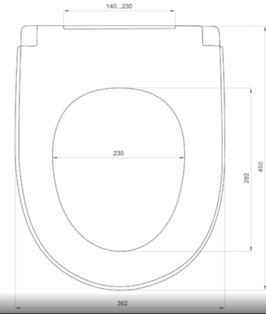 Крышка для чаши Roca Access дюропласт, Soft Close 801233001