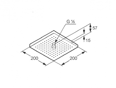Верхний душ Kludi A-QA 6442005-00