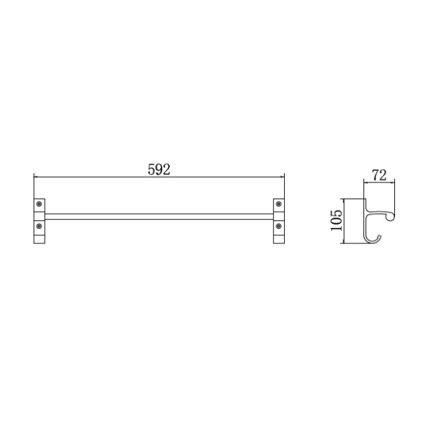 Полотенцедержатель FASHUN A71501-7