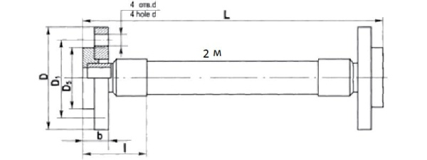 Шланг сливной Raiber R022200