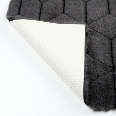 Коврик для ванной 1-ый Fixsen DIAMONT, графит FX-9050V