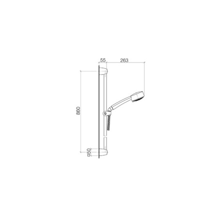 Душевой гарнитур Dornbracht Square 26.403.910.00 Душевой гарнитур Dornbracht Square 26.403.910.00