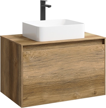 Корпус тумбы под раковину Aqwella 5 Stars Mobi 80 MOB0108DB без фасада