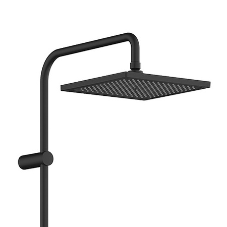 Душевая система с термостатом Hansgrohe Vernis Shape Showerpipe 230 1jet 26900670 черный матовый