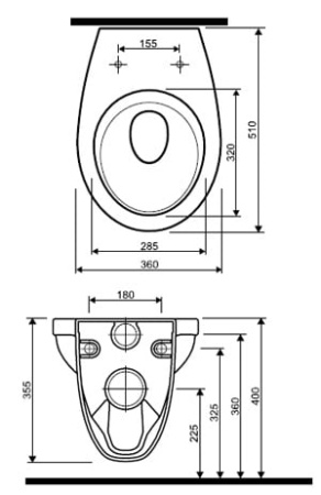 Унитаз IFO Hitta RS041310000