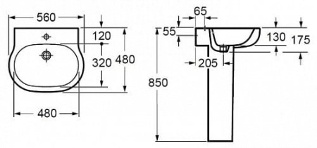 Раковина BelBagno Caprese BB1010CL