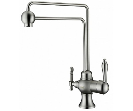 Смеситель для кухонной мойки Zorg Sanitary ZR 345 YF STEEL