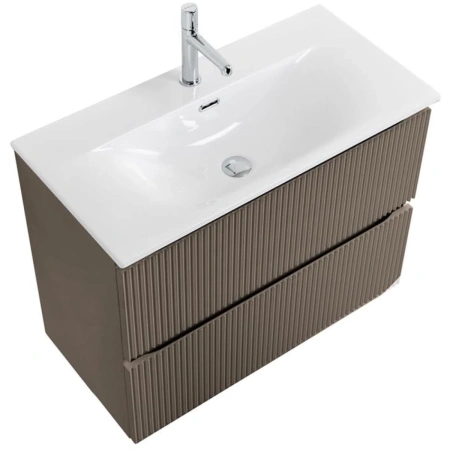 Тумба под раковину 80 BelBagno Uno UNO-MINI-800-2C-SO-СO бежевый матовый, без раковины